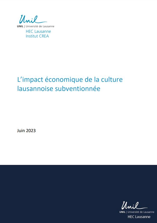 Couv_impact économique culture Lausanne