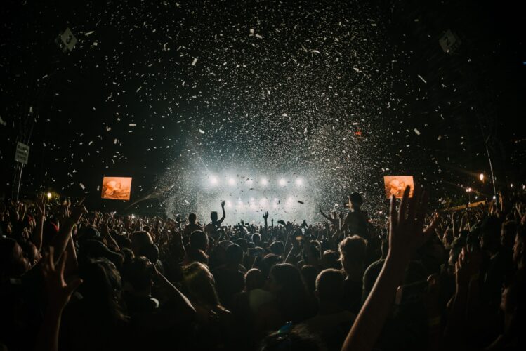 Public pendant un concert